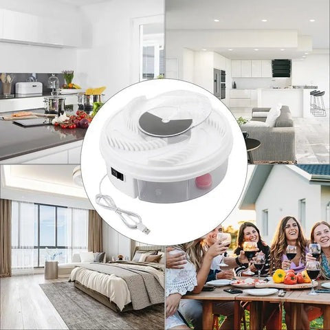 Home Automatic Fly Trap Silent, Eco-Friendly Fly Killer for Homes