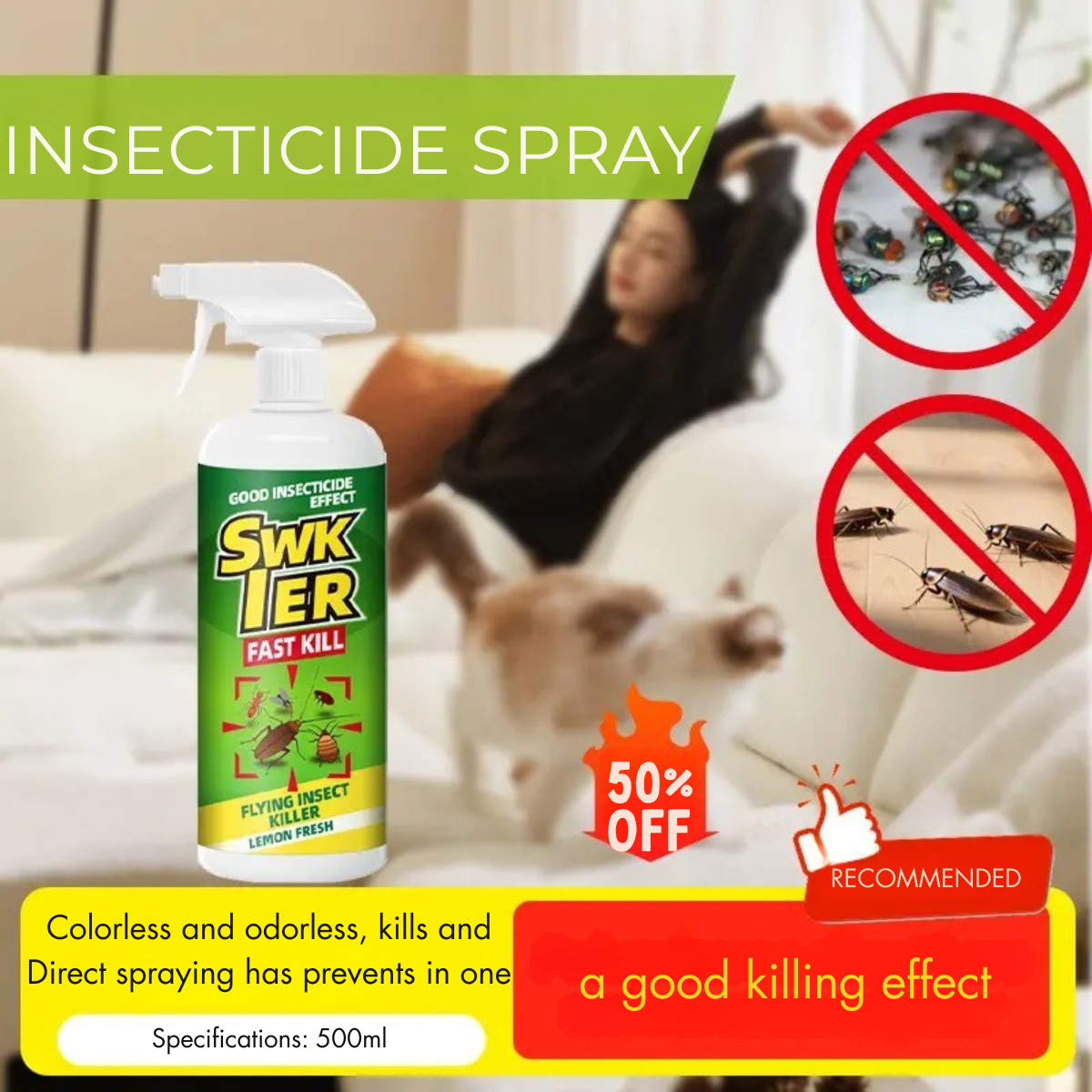 Anti-Mite Bedding Spray – Safe for Mother & Baby