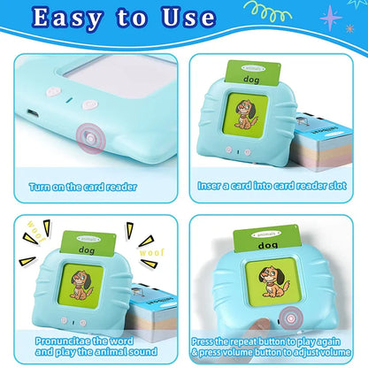 Audible Flashcard Device Early Educational Device + 224 Flashcards
