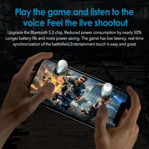 Earbuds – Low Latency Wireless Earphones with Digital Display