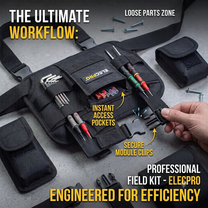 Multi-Functional Electrician Tool Bag – Portable Oxford Cloth Repair & Tool Storage Organizer