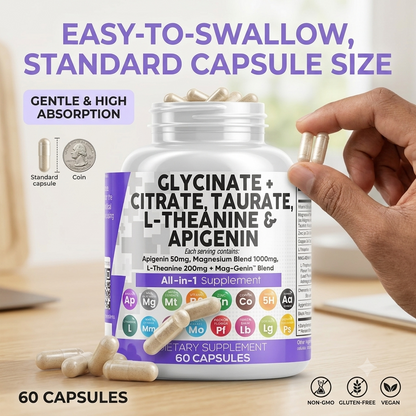 Daily Magnesium Supplement for Wellness & Muscle Support