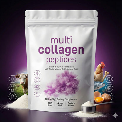 Multi Collagen Powder – Daily Support for Hair, Skin, Nails & Joints
