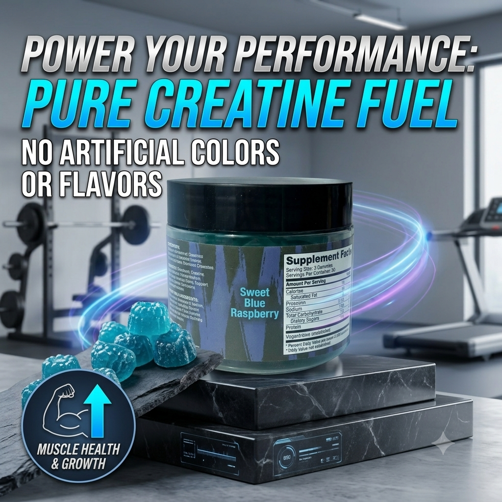 Herbal Vitamin Gummies – Daily Pre Workout Energy & Muscle Support Supplement