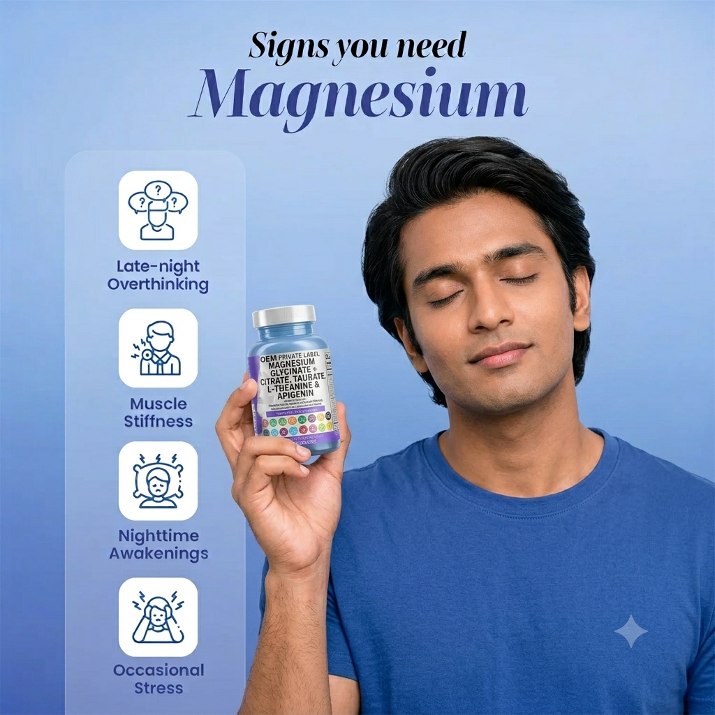 Daily Magnesium Supplement for Wellness & Muscle Support
