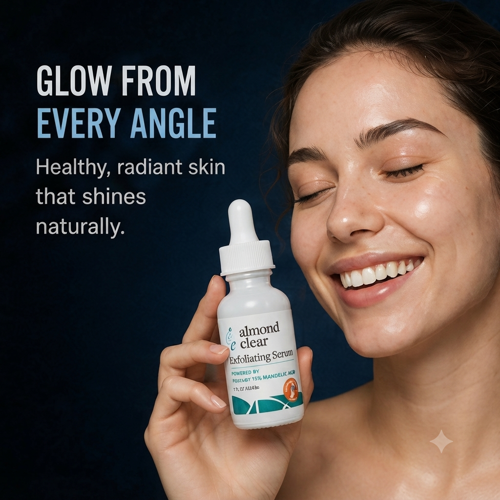 Exfoliating Facial Serum – Gentle Skin Smoothing & Brightening Essence (30ml)