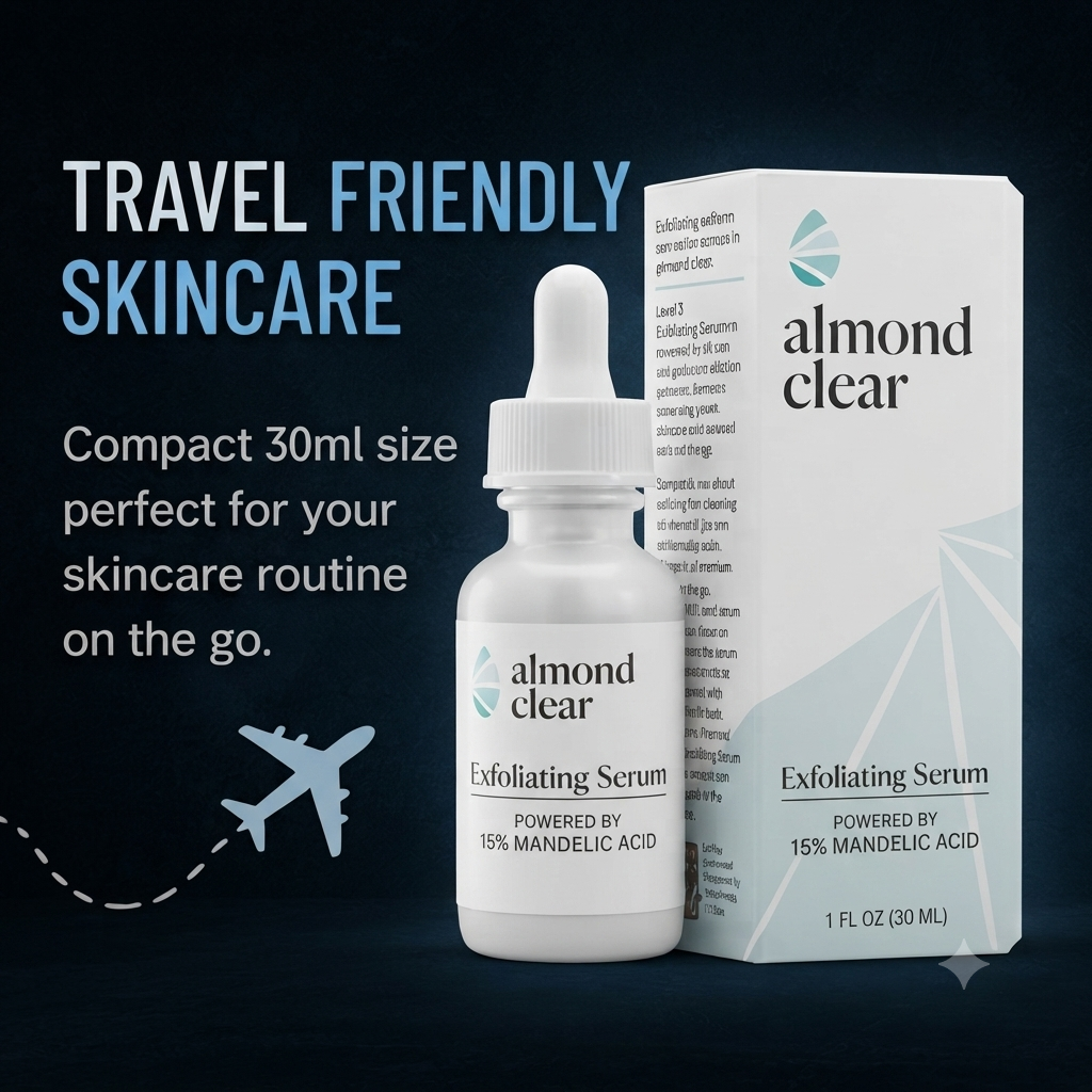 Exfoliating Facial Serum – Gentle Skin Smoothing & Brightening Essence (30ml)