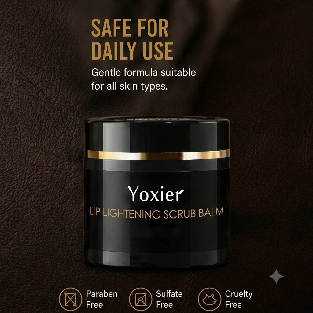 YOXIER Lip Scrub Balm – Moisturizing Lip Care for Smooth, Soft & Healthy-Looking Lips