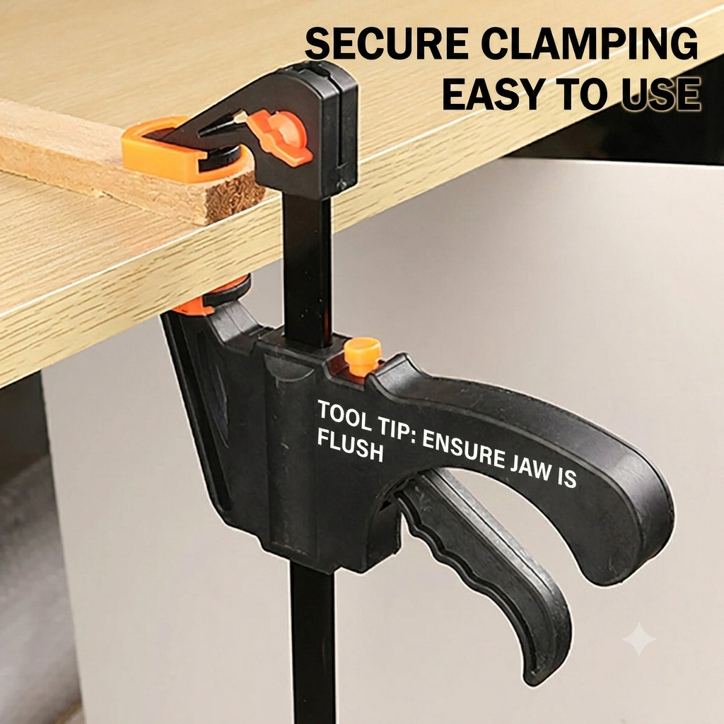Multi-Size Nylon Woodworking Clamps – Heavy-Duty Mini F & A-Shaped Clamps for Woodworking and DIY
