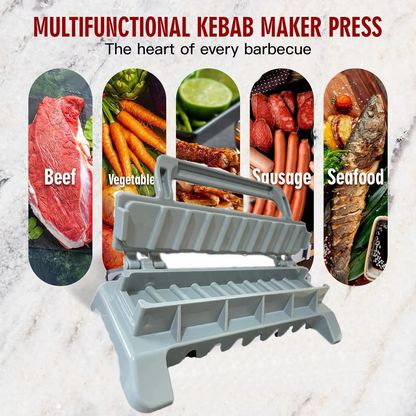 BBQ Skewer Maker Tool – Easy Kebab Filling & Skewering Applicator