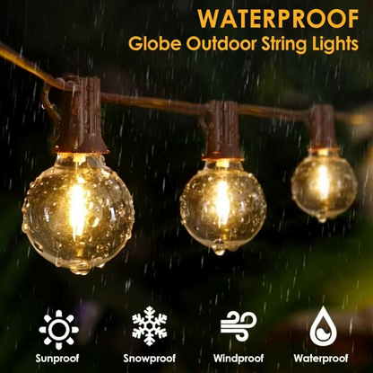 Globe String Lights – Waterproof Outdoor Hanging Décor