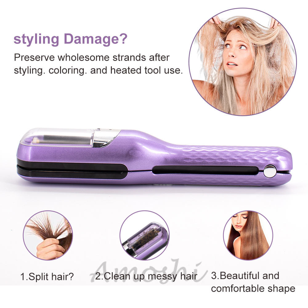 High Performance Automatic Split End Remover – Rechargeable Hair Trimming Tool