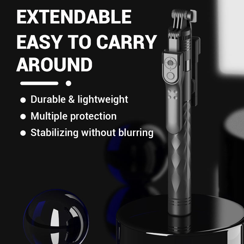 Wireless Selfie Stick Tripod – Stable Smartphone Stand for Photos & Live Streaming