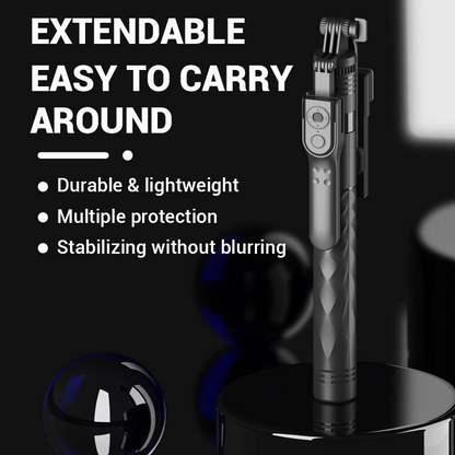 Wireless Selfie Stick Tripod – Stable Smartphone Stand for Photos & Live Streaming
