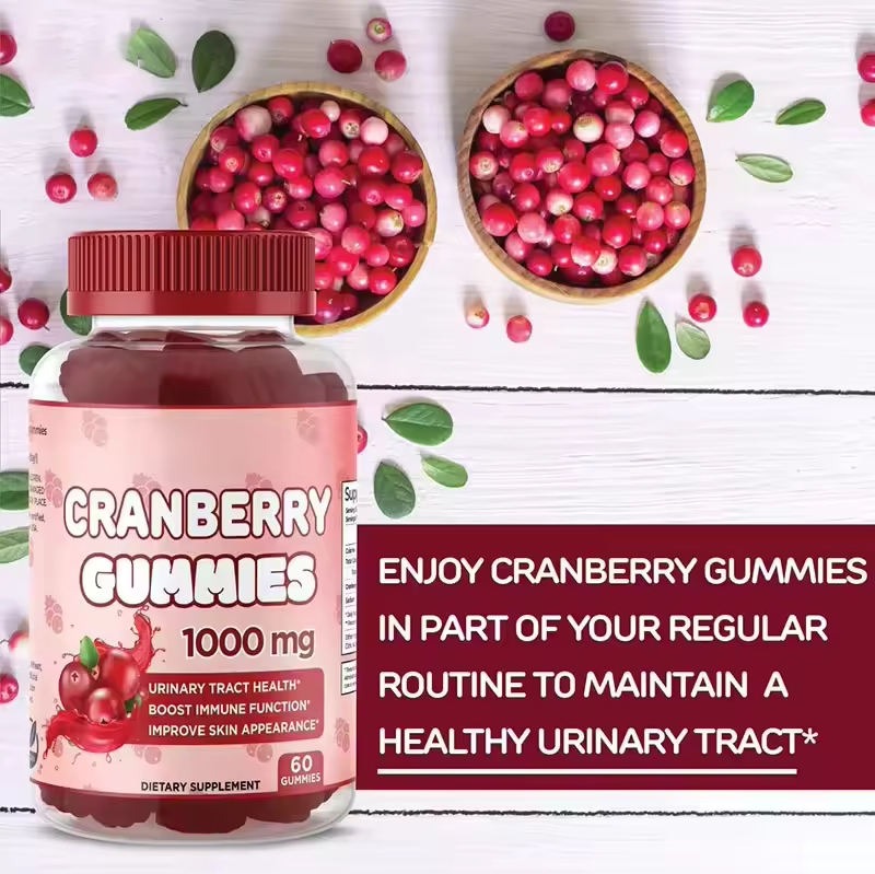 Vegan Cranberry Gummies – Cranberry Extract Wellness Supplement