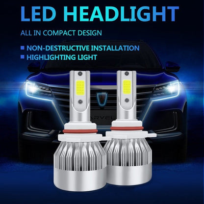 2X Ultra Bright C6 Original Car LED Headlights – Powerful Night Vision Upgrade