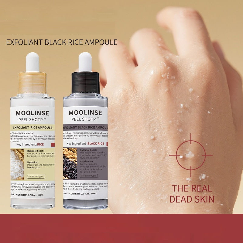 Rice Face Peel Shot – White & Black Rice Exfoliating Essence