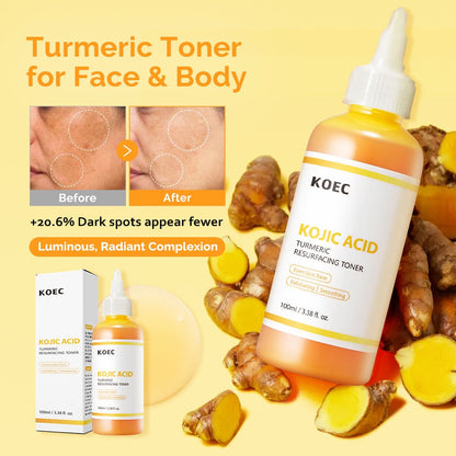 KOEC Kojic Acid & Turmeric Toner – Brighten & Refresh Your Skin!