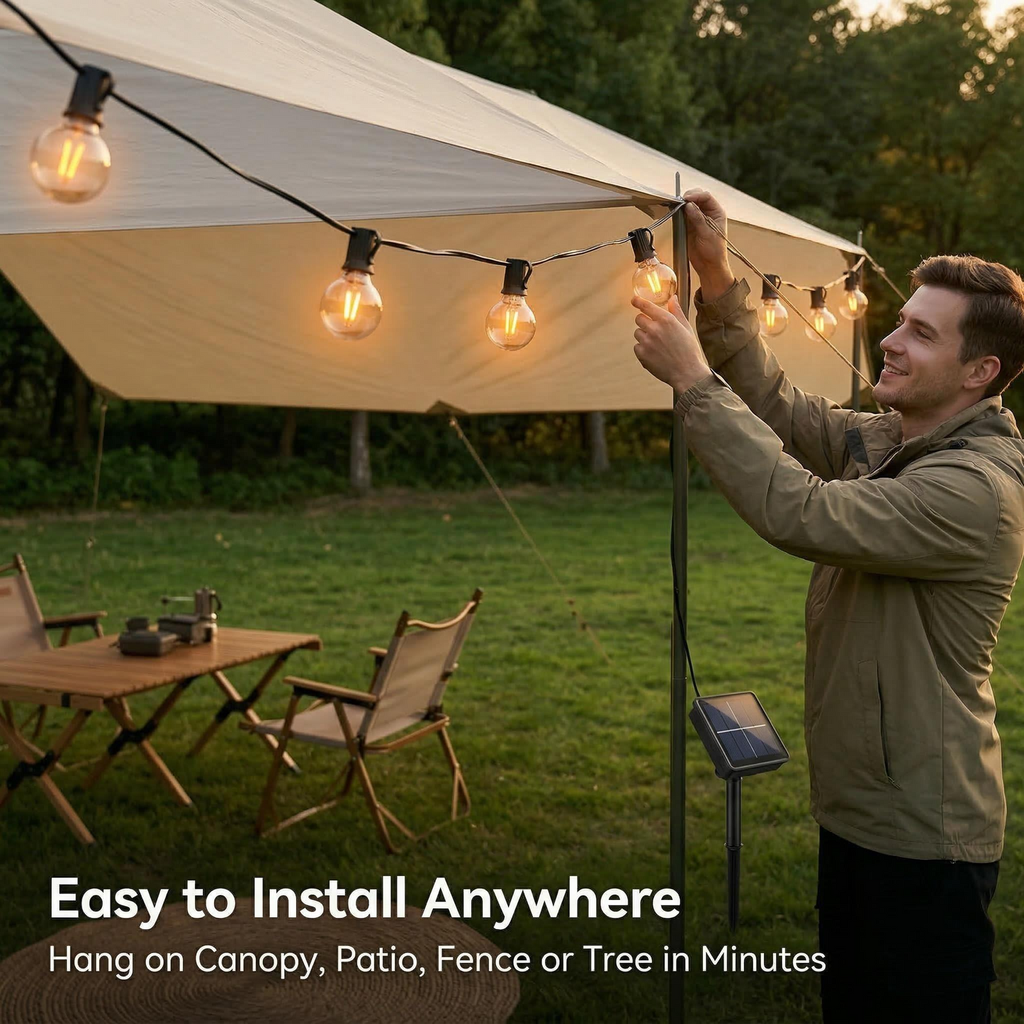 Globe String Lights – Waterproof Outdoor Hanging Décor