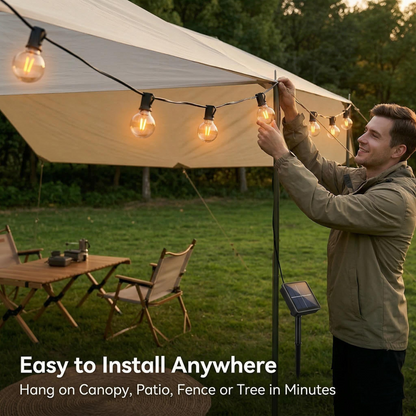 Globe String Lights – Waterproof Outdoor Hanging Décor