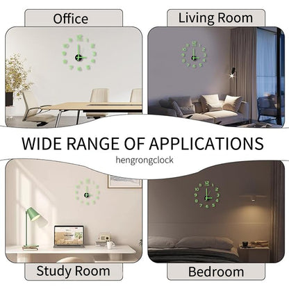 3D Luminous DIY Wall Clock