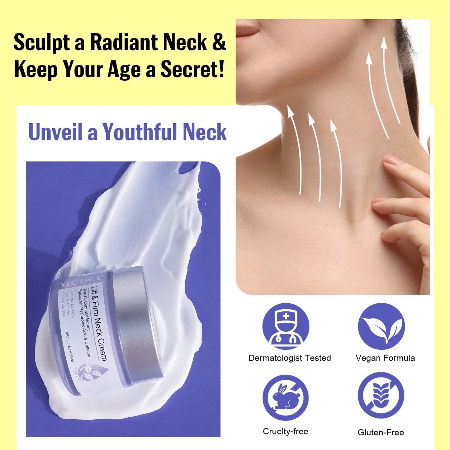 Tighten & Lift Neck Cream — Firming Neck Care