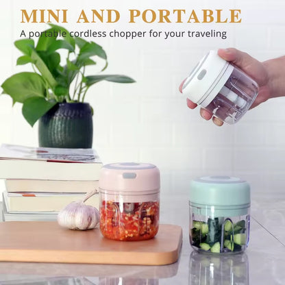 Wireless Mini Electric Garlic Chopper