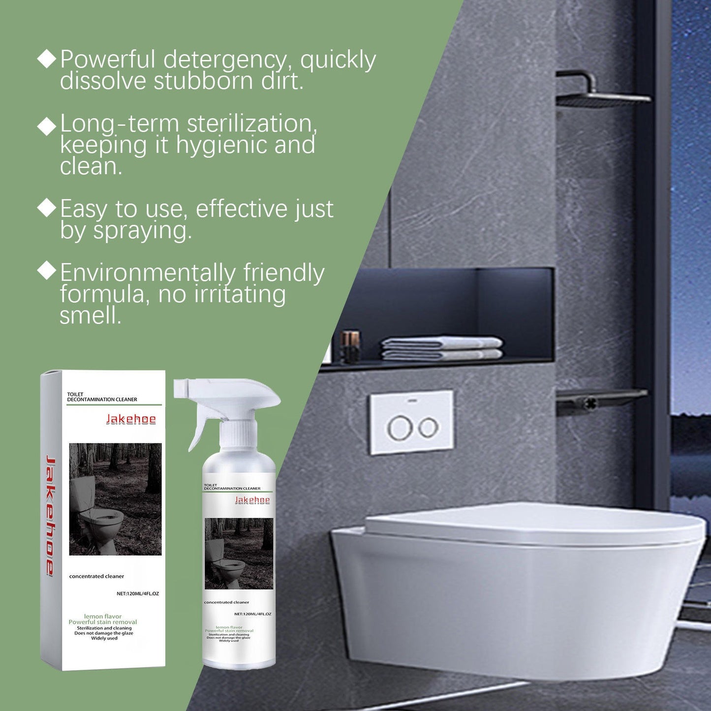 Quick-Acting Toilet Bowl Cleaner – Powerful Stain, Limescale & Odor Removal