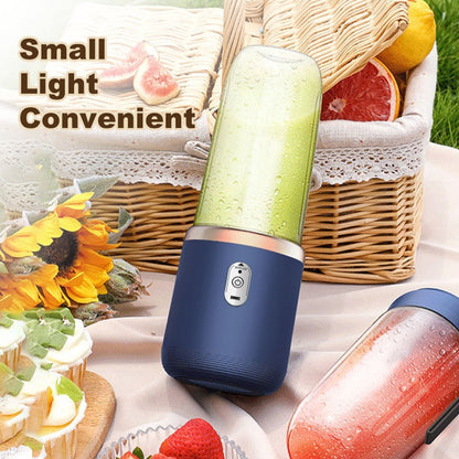 Portable Electric Juicer Blender 400ml – USB Rechargeable Smoothie Cup