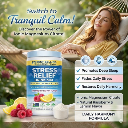 Magnesium Relaxation Powder – Magnesium Citrate & Glycinate Sleep Support Drink