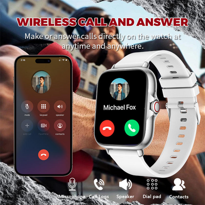 Smart Sports Watch – Bluetooth Calling & Multi Function Fitness Smartwatch