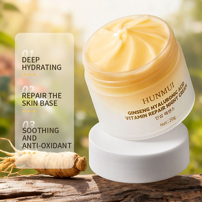 Ginseng Hyaluronic Acid Night Cream – Deep Moisturizing & Overnight Skin Care