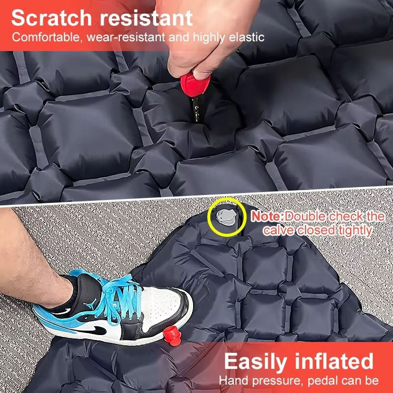 Ultralight Inflatable Camping Sleeping Pad – Travel Air Mattress