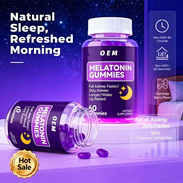 Sleep Gummies – Melatonin & Vitamin B6 Nighttime Support
