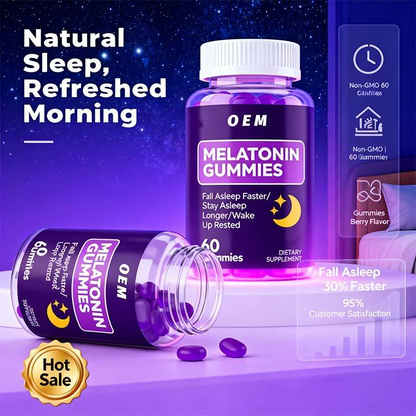 Sleep Gummies – Melatonin & Vitamin B6 Nighttime Support