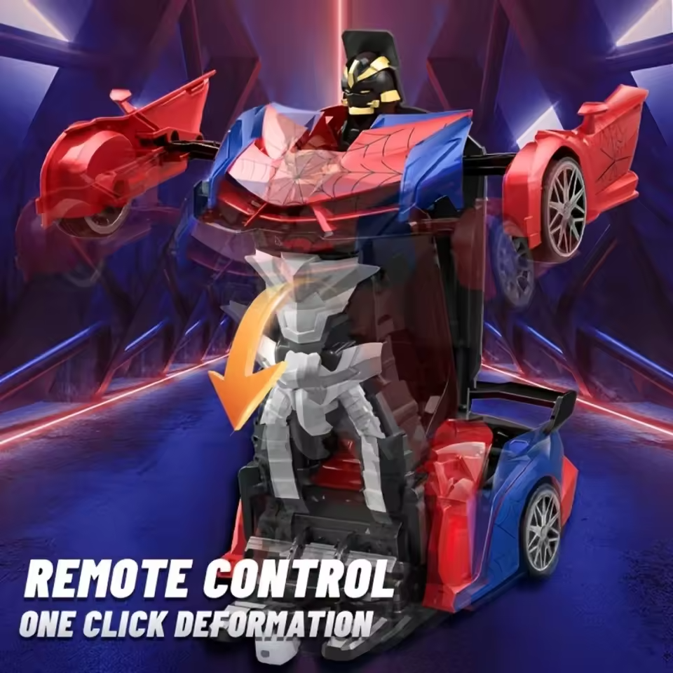 Transforming Car – Drift Racing & Robot Toy with LED Lights