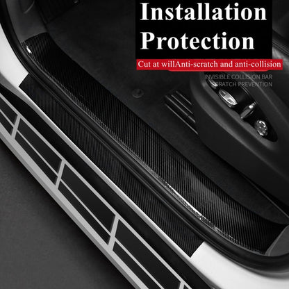 5D Carbon Fiber Car Door Sill Protector Strips
