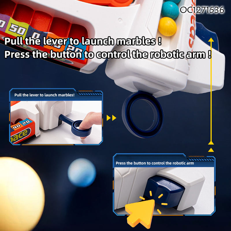 Kids Pinball Ball Launcher Interactive Stress Relief Game