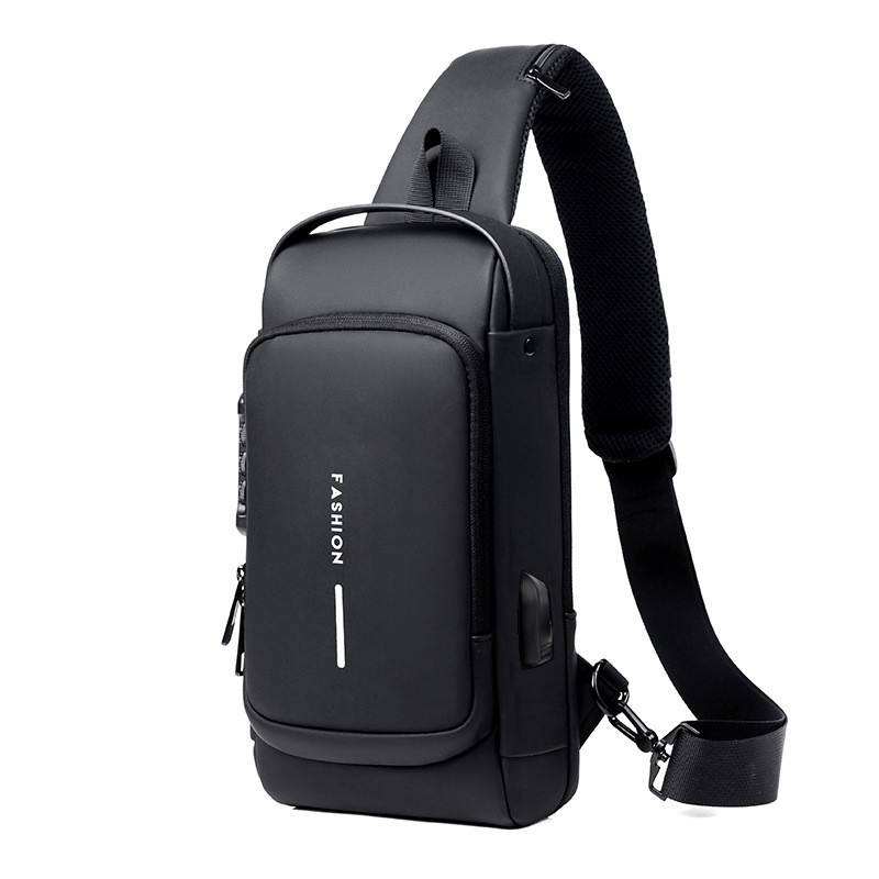 Anti-Theft USB Chest Bag – Secure, Stylish & Practical