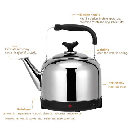 Large Capacity Stainless Steel Electric Kettle