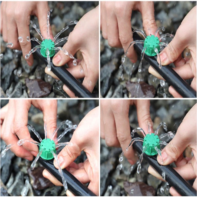 Adjustable Micro Drip Irrigation Emitters – Automatic Garden Watering System