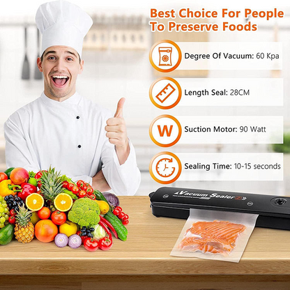 Vacuum Sealing Machine – Automatic Food Preservation & Packaging System