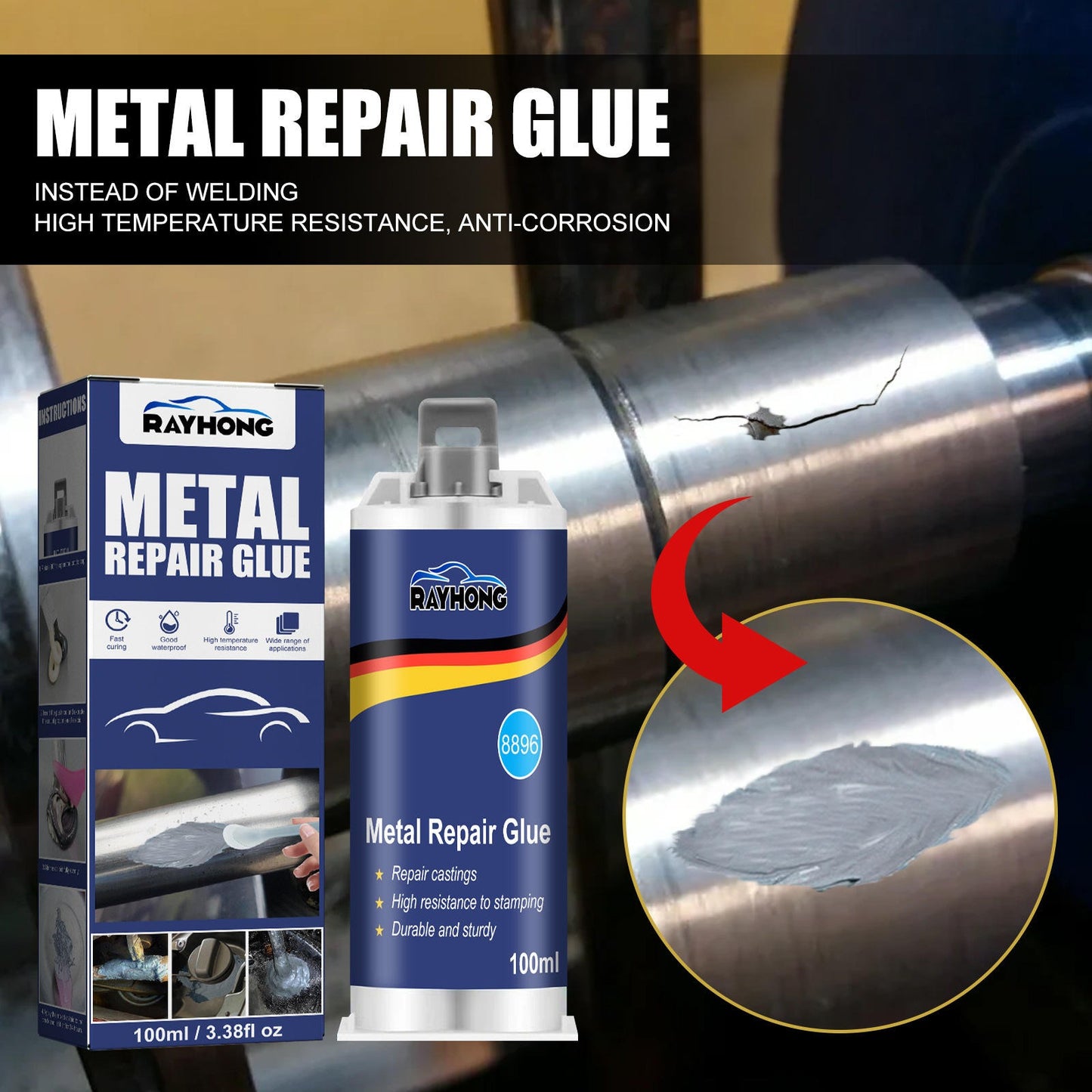 High-Quality Metal Casting Adhesive – Crack Resistant & Heat Resistant