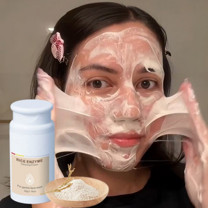 Organic Rice Enzyme Face Wash Powder Deep Cleansing
