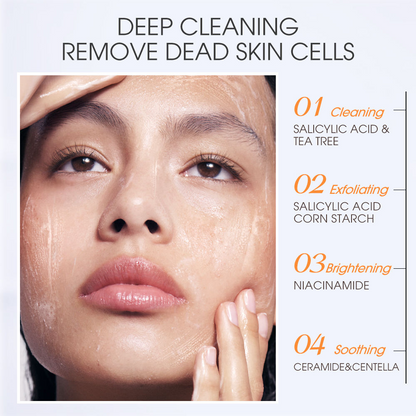 Herbal Salicylic Acid Facial Cleanser Gentle Exfoliating Face Wash