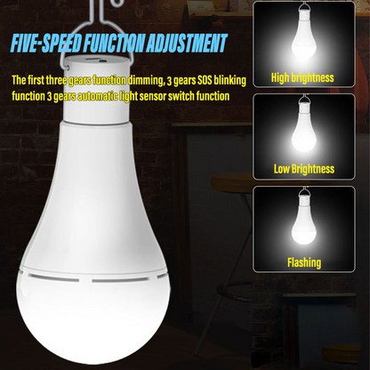 Portable Rechargeable LED Light Bulb – Bright Outdoor Lighting