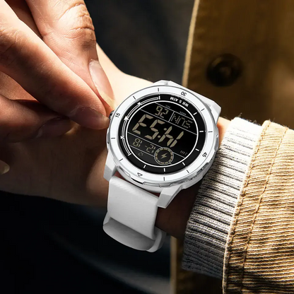 Men’s Sports Electronic Watch – Stopwatch, Alarm & Water Resistance