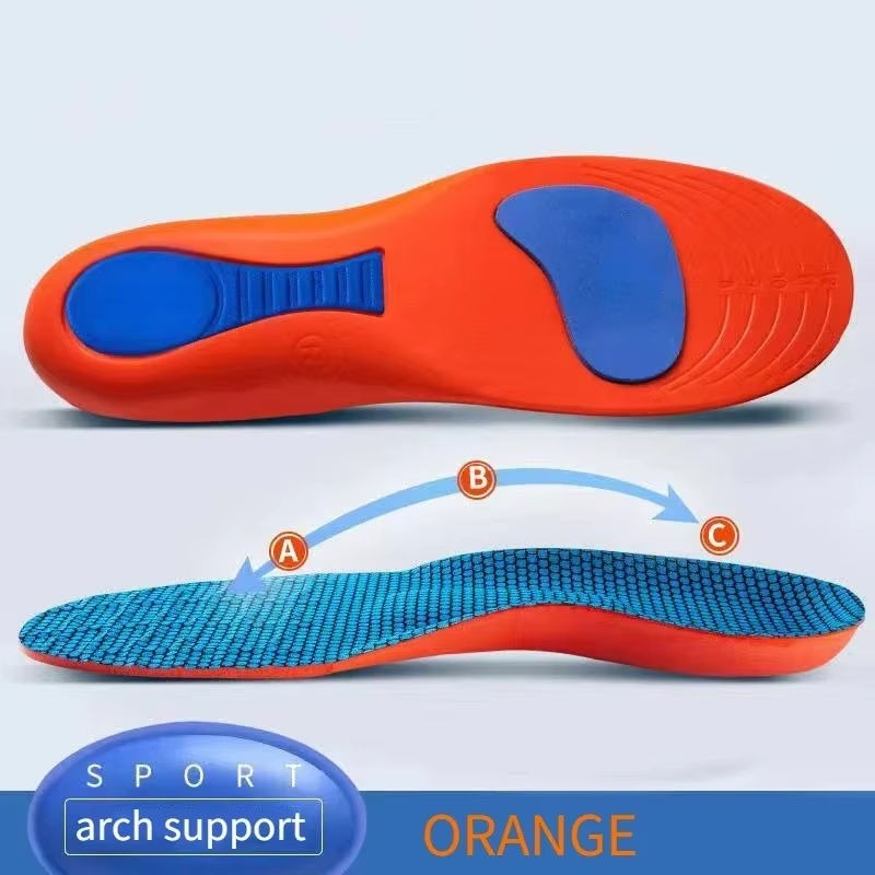 Sports Insoles for Men & Women – Shock Absorption, Breathable & Deodorising Comfort
