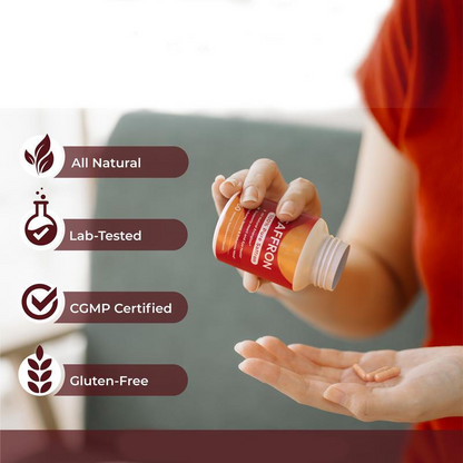 Happy Saffron Plus Capsules for Daily Wellness