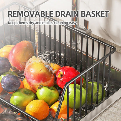 Stackable Metal Wire Rolling Storage Cart